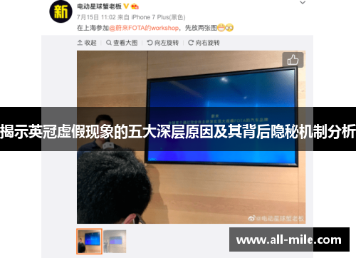 揭示英冠虚假现象的五大深层原因及其背后隐秘机制分析 揭示英冠虚假现象的五大深层原因及其背后隐秘机制分析