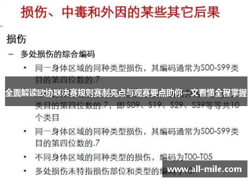 全面解读欧协联决赛规则赛制亮点与观赛要点助你一文看懂全程掌握 全面解读欧协联决赛规则赛制亮点与观赛要点助你一文看懂全程掌握