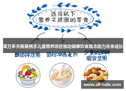 莱万多夫斯基携手儿童营养项目推动健康饮食理念助力未来成长