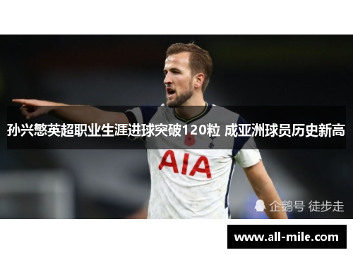 孙兴慜英超职业生涯进球突破120粒 成亚洲球员历史新高